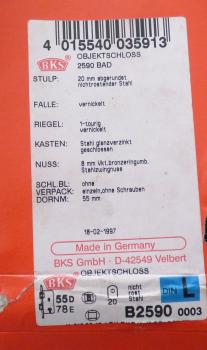 BKS Einsteckschloß 2590 BAD