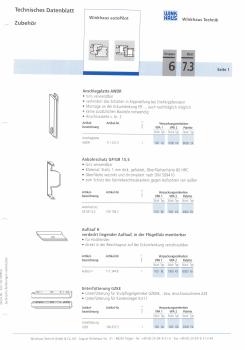 Winkhaus Anschlagplatte AWDR