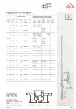 Preview: Roto Fenstergetriebe Stulpflügelgetriebe M332 GS285