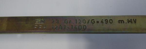 Siegenia Fenstergetriebe 23 Gr120 GS490 mit Schwinge