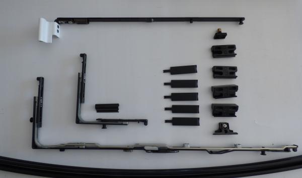 Schüco Scheren-Reparaturset 400 mm links – Original Ersatzteil | Art.-Nr. 25496600