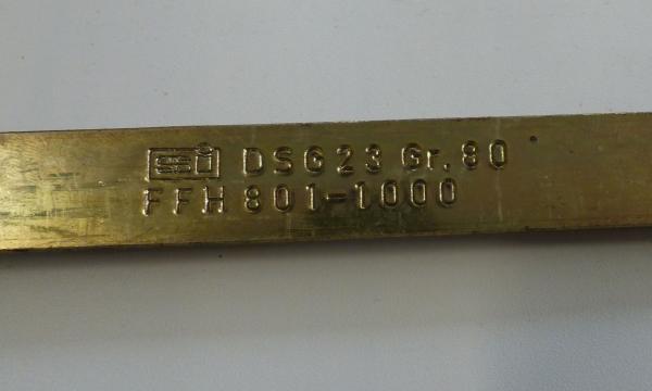 Siegenia Stulpgetriebe DSG23 Gr 80 mit Ausstoß